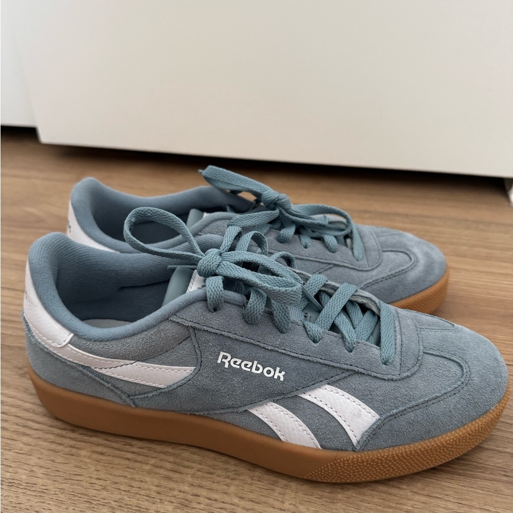 Reebok Blue Suede Smash Edge Sneakers